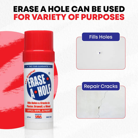Fast Drywall Repair Putty For Quick Wall Hole Fill In Drywall Plaster Or Wood It Smooths Nail Holes Cracks And Dents