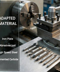 Kickass Center Drill Bit Set Built For Heavy Lifting And Precision Spotting On Steel Aluminum Or Cast Iron Lathe Machines For Any Serious Shop Upgrade Today, displayed on a lathe machine.