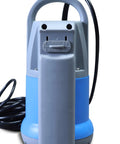 Back view of 0.5 HP Submersible Clean Water Sump Pump With Auto On Off No Float Switch Needed Hands Free Water Removal