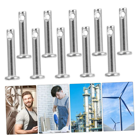 20 Pieces Stainless Steel Flat Single Hole Clevis Pin Assortment Kit For Fixing And Locating Pins, Durable 304 Stainless Steel