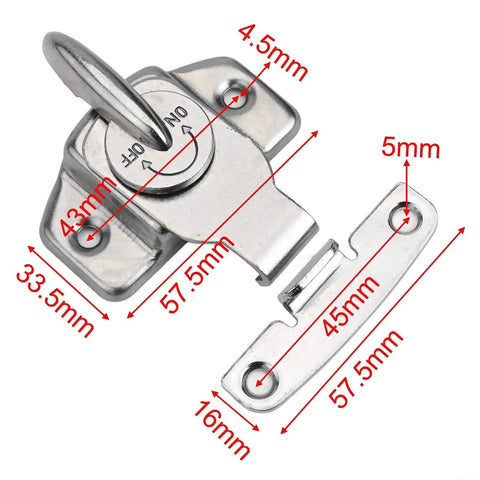 Heavy Duty Iron Table Latches And Door Hasps Two Pack Secure Connectors For Dining Tables Desks And Cabinets Silver Hardware dimensions