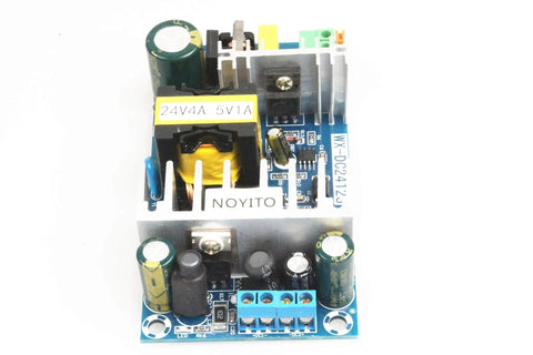 Dual Output AC To DC Isolated Power Supply Module With 24V 4A And 5V 1A Wide Input 90-256V AC 50/60Hz 120W Industrial Grade Power Supply