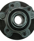 Front view of Front And Rear Wheel Bearing And Hub Assembly Fits Ford Fusion 2013 2020 And Lincoln MKZ 2013 2016 5 Lug With ABS Replacement Wheel Hub Kit