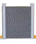 Front view of Beefed-Up Heavy Duty Hydraulic Aluminum Oil Cooler With 100 LPM Flow, 5.8KW Cooling Capacity, 3.2 Sq M Fin Area