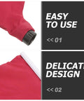 Heavy Duty 4 Inch Woodworking Belt Sander Dust Collection Bag With Reusable Debris Catcher And No Hassle Quick Snap Mount close-up of connector and fabric design