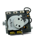 GE Dryer Timer Replacement WE4M365 WE4M527 Premium Pro Grade Timer with visible wiring and connectors for easy install