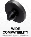 Heavy Duty 4 Pack Rubber Brake Pedal Stop Pads For Daily Drivers Durable Black Auto Switch Guards Built Tough For City Cruising With Zero Lag And Sweet Pedal Feel, black rubber switch with knob.