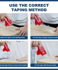 Step-by-step guide using Heavy Duty Packing Tape 2 Inch By 60 Yards 3 Roll Pack With Dispenser Clear Transparent Parcel Tape For Secure Packaging Great For Moving Boxes Cardboard Glass And Metal 180 Yards Total on a box