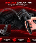 9 Piece Hose Clamp Pliers Set For Auto Work with long reach cable pliers and engine application, highlighting versatility