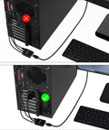 Correct and incorrect setup of VGA To HDMI Converter Adapter For PC And Laptop 1080P HD Video With Audio No Fuss Plug And Play