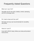 Frequently asked questions for Pro Grade Solid Nail Gel Cream Palette For Nail Art With Ombre And Stamping For Full Coverage 9 Color Set