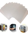 Pro Grade Mica Waveguide Cover For Microwave Ovens, Heat Resistant Insulation Plate, Oil Resistant Replacement Parts, 12 Piece Set