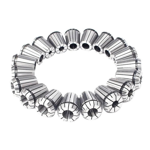 Spring Collet Chuck Set For Milling Lathe And Engraving Machine ER11 Through ER40 in circular arrangement, high precision