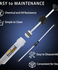 Heavy Duty 200 Cc Automotive Fluid Extractor Pump With Hose Lightweight oil suction tool with simple clean design.