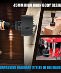 Heavy Duty 5/8 Inch 16mm M42 Bi-Metal Hole Saw Set With Hex Shank Arbor drilling wood and metal surfaces.