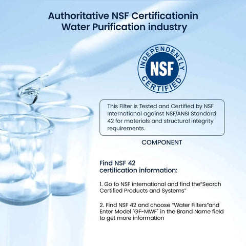 NSF certified Replacement Refrigerator Water Filter For MWF MWFP MWFA GWF HDX FMG1 WFC1201 RWF1060 197D6321P006 Kenmore