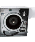 Slim 70 CFM Bathroom Exhaust Fan With LED Light 3000K Warm White 600 Lumen, view of internal motor mechanism