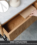 Opening drawer with Two Pack Bottom Mount Drawer Slides Plastic Quiet Glide Set For Kitchen Cabinets and Bathroom Vanities