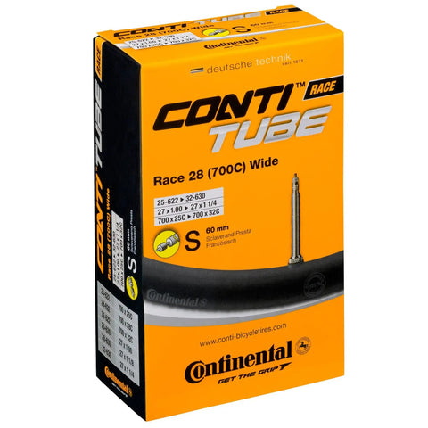 Race Ready 28 Inch Inner Tubes 700x25-32c With 60mm Presta Valve Pack Of 2 Includes Sticker And Seamless Mold-Cured Vulcanized Construction
