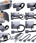 13 In 1 Power Functions Motors Set For Tech Bricks With M L XL Servo Motors AA Battery Box And 2 4G Remote Receiver displayed