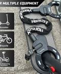 Heavy Duty Handcuff Chain Lock With Key For Electric Scooters And Bikes Waterproof Anti Theft Lock Deters Thieves on e-scooter