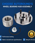 Front Wheel Hub Assembly 5 Lug Set For Toyota Camry Solara And Lexus RX300 AWD Non ABS Pair Drop In Ready Fits Camry 2.2L 2.4L Solara 2.2L 2.4L RX300 AWD 1999 To 2003