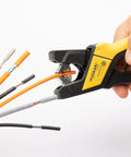 Sensor Wire Stripper For Sensor Cables And Secure Cabling No Diameter Adjustments Needed Pro Grade Tool From German Engineering in use