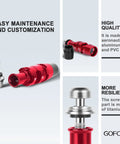 Red Aluminum Golf Sleeve Adapter For MAVRIK Paradym Epic Rogue ST Great Big Bertha XR Drivers And Other Callaway Models Plug And Play Shaft Sleeve Upgrade With Pro Grade Aerospace Aluminum For Precise Fit