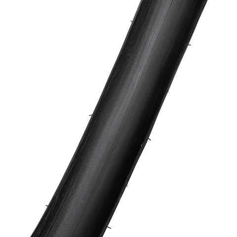 Close-up of Two Pack 700C Bike Tires 700x38C 40-622 Foldable Road Gravel Hybrid Tire Set For Urban Rides, black rubber tread.
