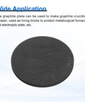 High Purity Graphite Block Disk Ingot Plate Sheet 80 By 5 Millimeters For Melting Casting And Electrolysis Pack Of 2