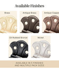 Oil Rubbed Bronze Butterfly Cabinet Hinges 2 In By 1-7/16 In Surface Mount Pack Of 4 for Doors in various finishes