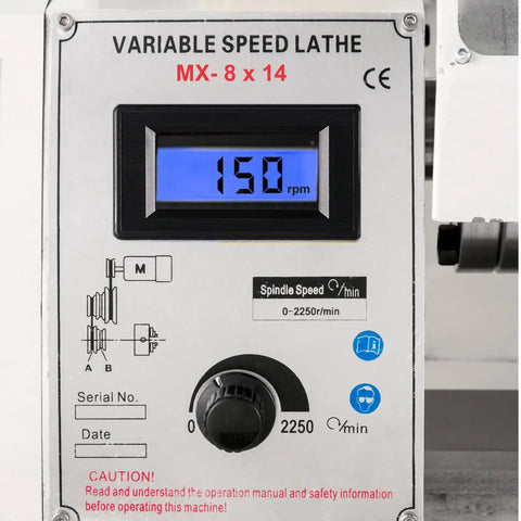 Dead Nuts Accurate 8 X 14 Inch Benchtop Mini Lathe Machine 0 To 2250 Rpm Variable Speed With Digital Readout Crisp Metalworking Turning And Auto Mods Your Ultimate Shop Beast