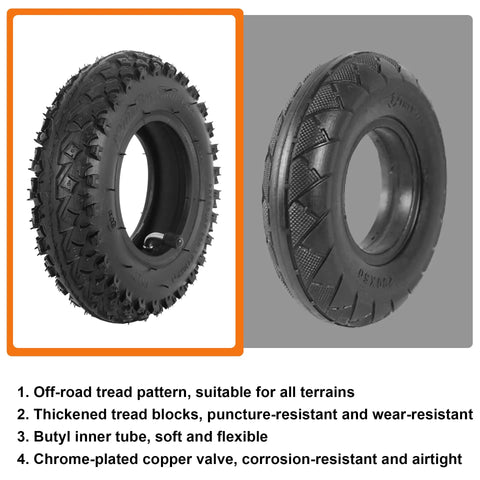 Tear Up Trails With This Rock Solid 200X50 Dirt Scooter Knobby Tire Inner Tube 8X2 Off Road Go Kart Replacement Block Tread For Dune Buggy RZ Phase Two Rx200