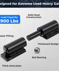 Seven Inch Weld On Barrel Hinges With Grease Zerks Built Like A Tank From Solid Carbon Steel For Heavy Duty Metal Gates And Trailer Ramps That Handle Nine Hundred Pounds And Take No Guff, showcasing load capacity and components.