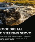 Badass Waterproof Brushless RC Servo Motor 50Kg Programmable Winch Boss Rig For RC Rock Crawlers And Recovery Trucks under water.