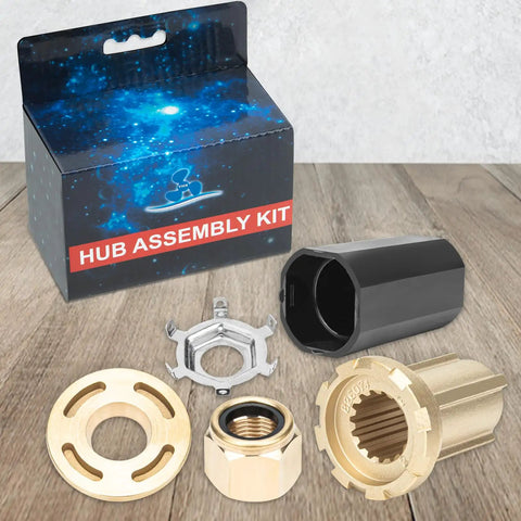 Flo Torq II Hub Kit Replacement OEM Upgrade For Mercruiser Alpha One Bravo One Mercury Mariner Outboard Drives 60 300 HP 15 Spline