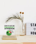 Funny Engineer Desk Sign Acrylic Plaque Gift For Engineer Boyfriend Husband How To Get An Engineer's Attention Office Desk Decor Accessory