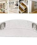 Heavy Duty Door Magnetic Catch For Cabinets And Closets, Stainless Steel Latch With Built In Magnet, Arc Screw Hole Design