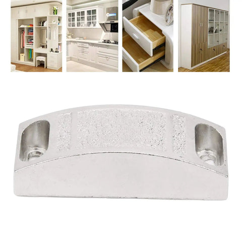 Heavy Duty Door Magnetic Catch For Cabinets And Closets, Stainless Steel Latch With Built In Magnet, Arc Screw Hole Design