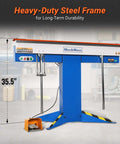 Industrial Magnetic Pan And Box Sheet Metal Brake For 20 Gauge Capacity Heavy Duty Pro Grade Press Brake front view