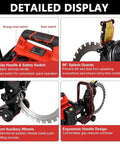 Beast Mode 52Cc Gas Powered Concrete Ring Saw featuring ergonomic handle and safety switches for easy operation.