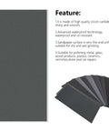 Top Shelf Sandpaper Set 4 Pieces Water Dry Sanding Sheets Grits 80 To 5000 from silicon carbide for wet and dry polishing.