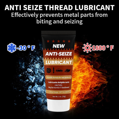 copper anti-seize brake lubricant 1oz tube high-temp protection