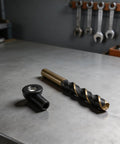 Grab These 45 Pack Black Steel Cable Railing Protector Sleeves For Durable Wood Posts. drill bit and sleeve for 1/8-inch cable