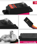 40kg High Torque RC Servo Digital Full Metal Gear Waterproof With 25T Servo Horn detailed view