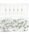 Top Shelf 100 Pack White Solder Seal Wire Connectors For 26 To 24 AWG Cables With Knockout Waterproof Adhesive Seals.