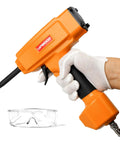 Pro Grade Air Punch Nailer Nail Remover Pneumatic Puller For Denailing And Wood Recycling, Heavy Duty Fastener Extractor with gloves and goggles