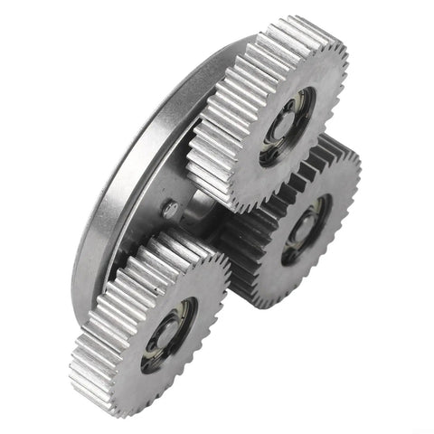 Close-up of Three Gear Set: 36T 47.5mm Planetary Gear With 88mm Right Turn Clutch For 500W-750W Electric Bike Motors, all steel.