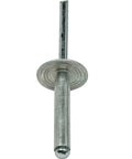 Large Flange Pop Rivets 3/16 x 1 Inch, 50 Pack Aluminum Body Steel Mandrel, Heavy Duty Pro Grade Dome Head Blind Rivets, Open End 6-16 Gap
