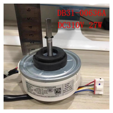 Air Conditioner DC Motor Fan Replacement For Samsung Units, 27W DC310V High Efficiency Cooling Fan with measurement details
